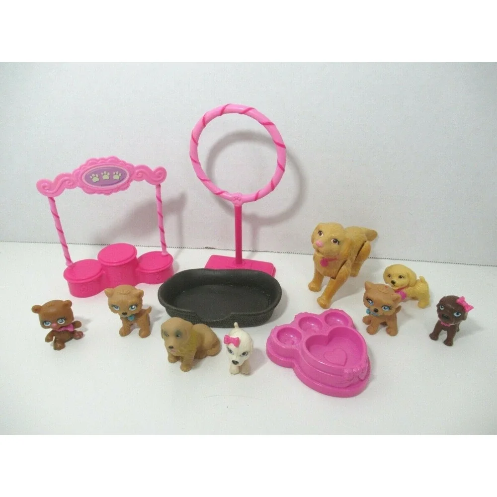 Barbie Mattel Assorted Pet puppy dog show obstacle course ring mixed lot
